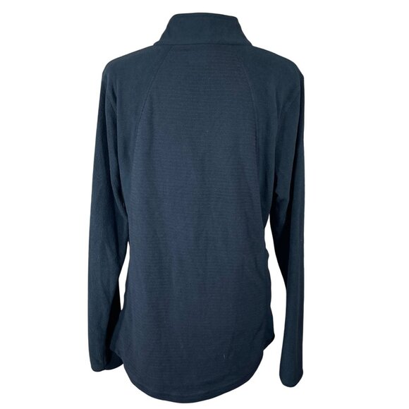 2 BCG Fleece 1/4 Zip Pullover Sweatshirt Size XL Black Cream Women's Athletic - Picture 8 of 11